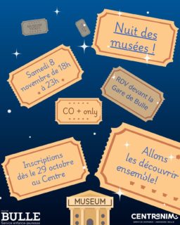Venez découvrir les musées de la région dans la nuit !! 🌙✨