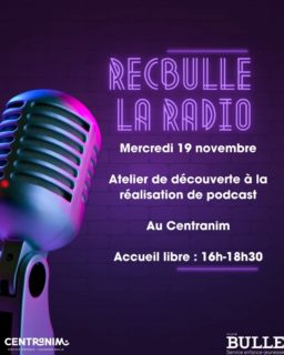 Viens découvrir la réalisation des podcasts!🎙🎧