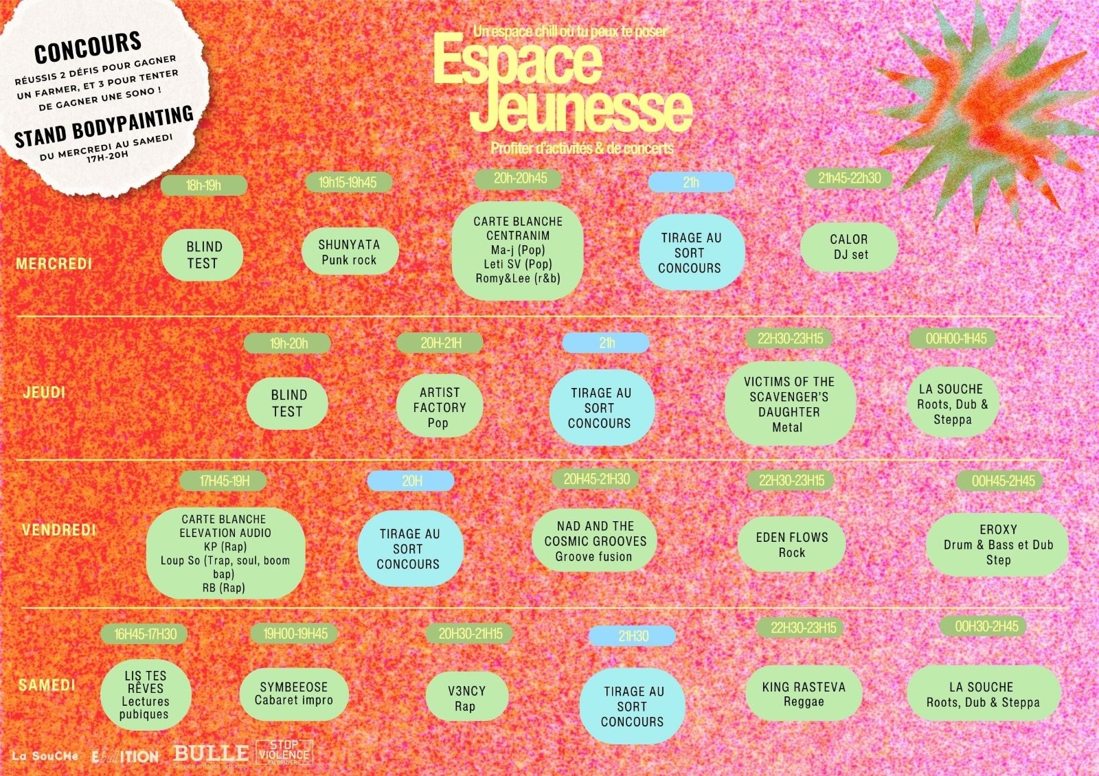 Découvrez la scène de l’Espace Jeunesse aux Francomanias 2026!! 🎤✨Des artistes, de la musique, des émotions 💖