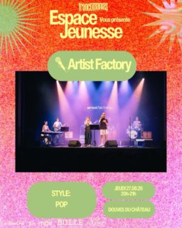 C’est quoi le line-up jeudi soir ? 🎤
Ateliers intensifs Artist Factory (20h-21h) : Les ateliers intensifs réunissent les élèves les plus avancés de l’école, âgés de 14 à 20 ans, au sein de groupes engagés sur toute l’année. Encadrés par des professeurs expérimentés, ils développent un véritable projet artistique et se produisent régulièrement sur les scènes et festivals de la région.
Ces formations vont plus loin qu’un atelier classique : travail du son, cohésion de groupe, présence scénique… avec des exigences proches du monde professionnel.
Sur scène, vous découvrirez des jeunes musicien·ne·s en pleine évolution, déjà tournés vers le live et le partage avec le public.
Victims Of The Scavenger’s Daughter (22h30-23h): Anciennement nommé Smash, la jeune formation bulloise met les bouchées en réinventant leur sont à la sauce Metalcore.
After by La Souche