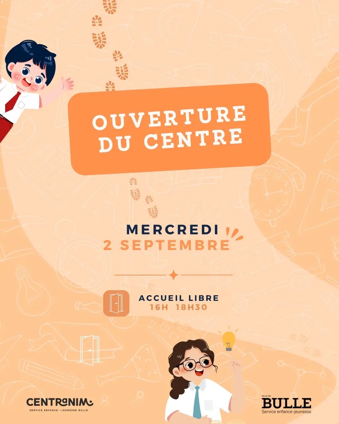 On se réjouit de vous retrouver mercredi prochain à l’accueil libre !☀️