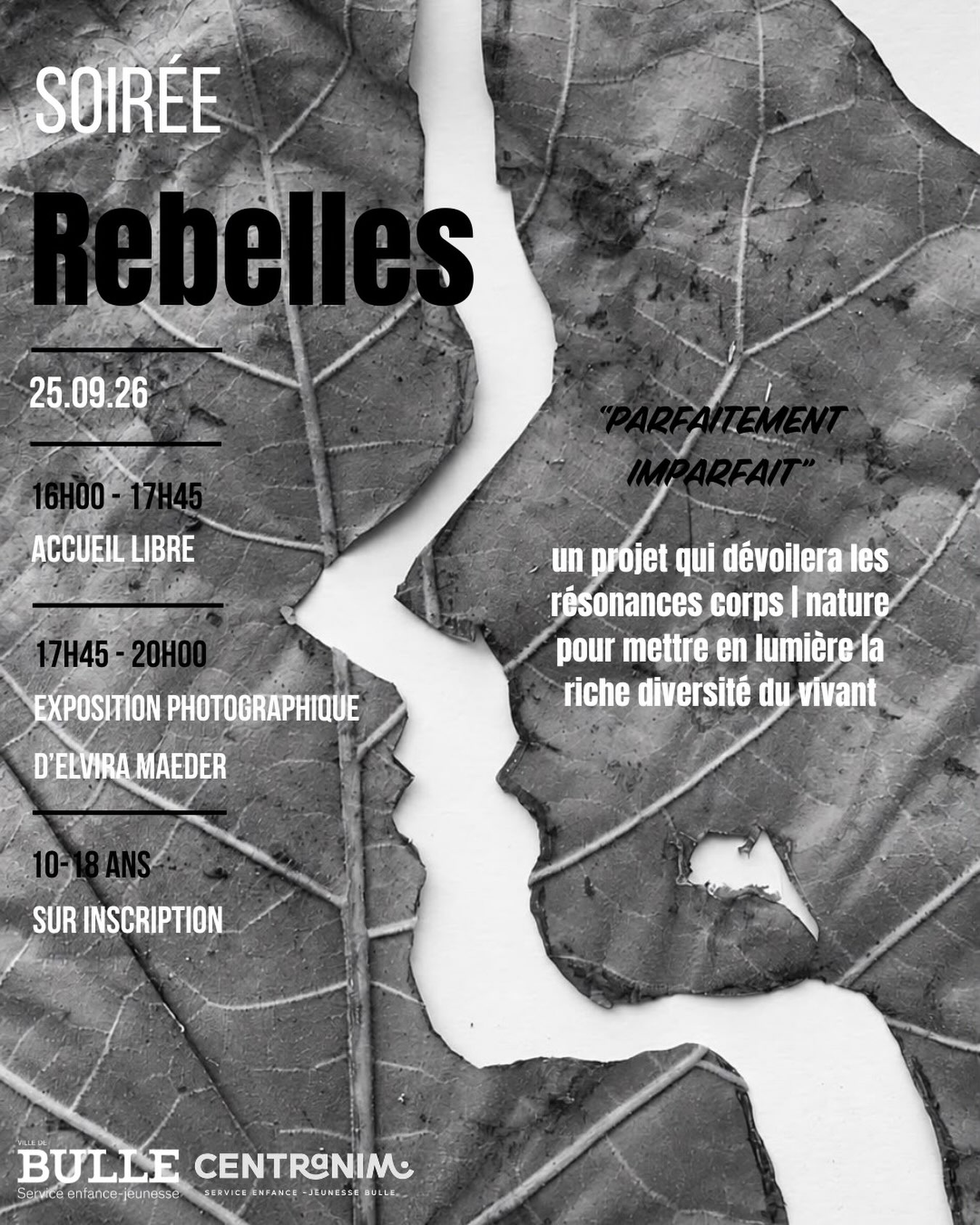 Viens t’inscrire à l’accueil dès ce soir pour participer à notre soirée Rebelle de vendredi prochain ! 🙌
(Possibilité de s’inscrire aussi pour les garçons !)